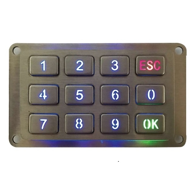 backlit wireless numeric keypad