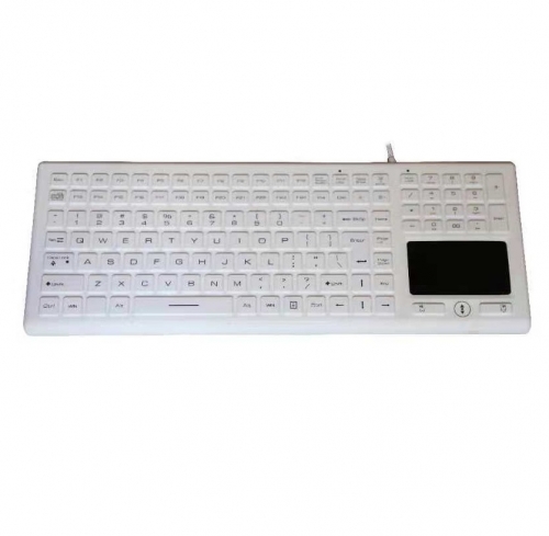 IP68 waterproof medical & industrial silicone keyboard with integrated ...